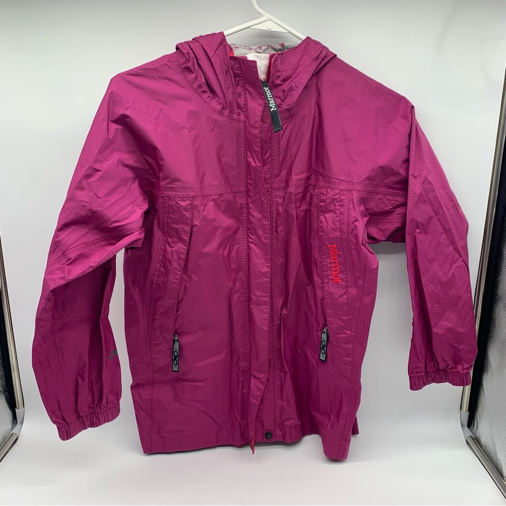 Marmot Kids Size Large Berry Rain Jacket Shell